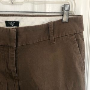 J. Crew Stretch Wide Leg Pant Brown Size 6S